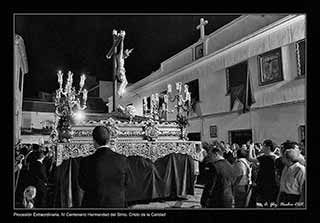Inauguración del azulejo conmemorativo del IV Centenario con la Imagen del Stmo. Cristo de la Caridad.