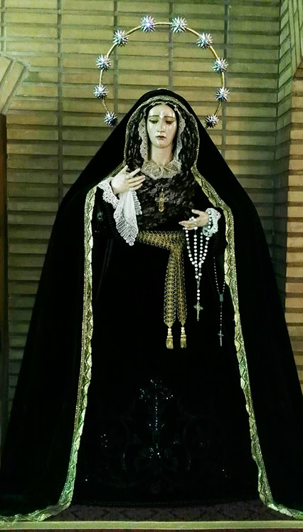 María Santísima de la Salud de luto